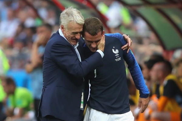 Antoine Griezmann y Didier Deschamps, una relación que podría quebrarse.
