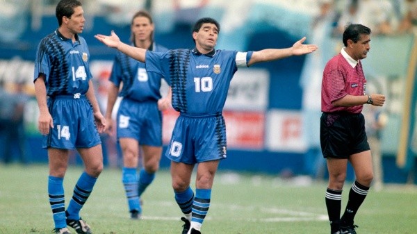 Maradona sería uno de los protagonistas de un Mundial en el que Argentina quedó eliminada muy temprano (Getty Images)