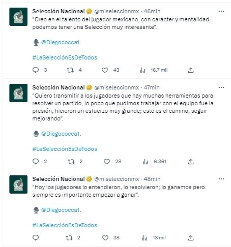 Foto: TW / Selección México
