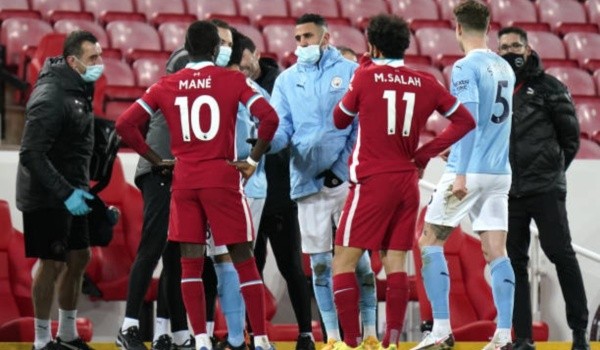 Riyad Mahrez y Mohamed Salah: Getty