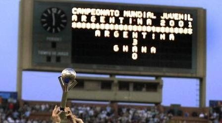 Argentina organizó el Mundial Sub 20 por última vez en 2001. Getty Images