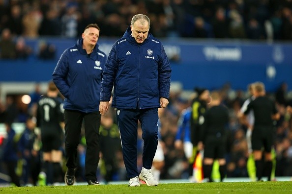 Marcelo Bielsa con Leeds. Getty.