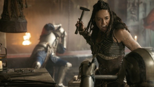 Michelle Rodriguez como Holga The Barbarian en Dungeons & Dragons. (IMDb)