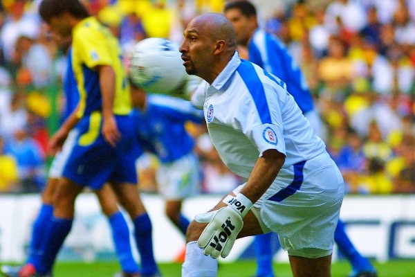 Conejo Pérez jugando en Cruz Azul vs. América (JAM Media)