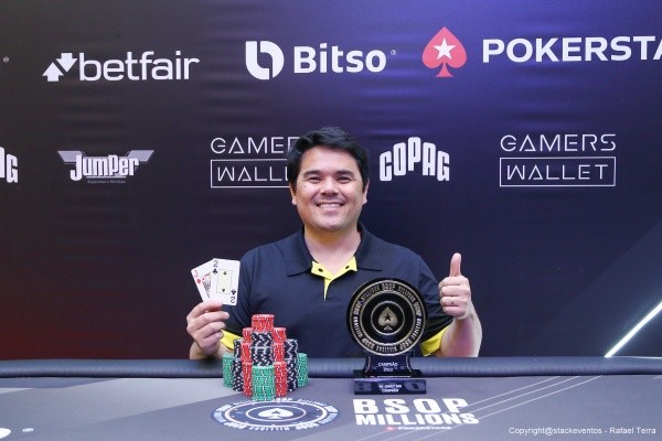 Ricardo Nagatomo já venceu torneio no BSOP (Foto: Rafael Terra/BSOP)