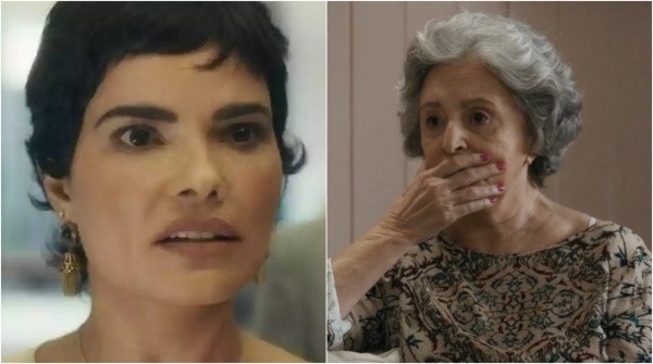 Leonor e Tia Cotinha - Imagem: Reprodução/Globo
