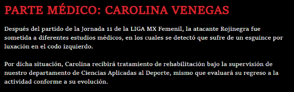 Parte médico oficial de Atlas