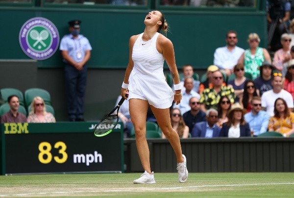 Aryna Sabalenka regresa a Wimbledon tras el veto en 2022 (Getty)