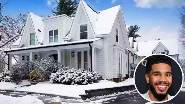 La espaciosa casa de Tatum, para soportar los fríos inviernos de Nueva Inglaterra (The Sports Drop)