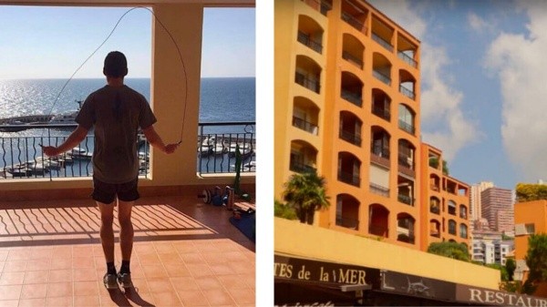 El campeón de Fórmula 1 disfruta vivir en una zona de las más elegantes de Montecarlo (In Mónaco)