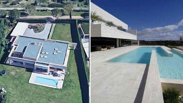 Una vista doble del impresionante hogar de Kroos en Madrid (Soy Chalupa)