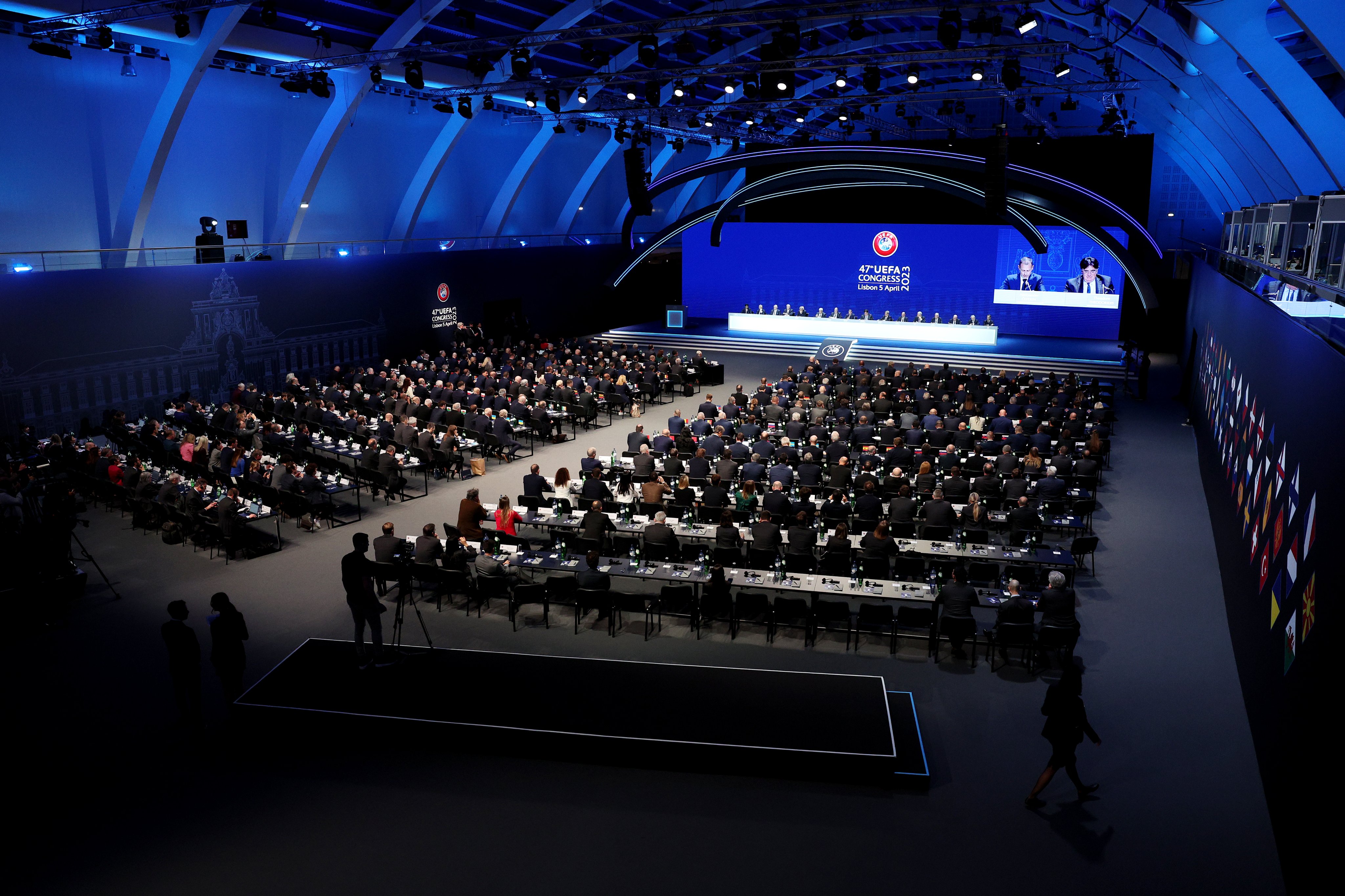 47° Congreso de la UEFA en Lisboa.