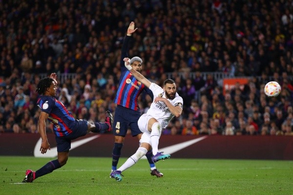 Karim Benzema marcó tres goles en este partido | Getty Images Karim Benzema marcó tres goles en este partido | Getty Images