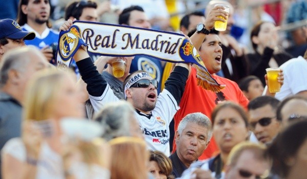 Real Madrid fans en Estados Unidos: Getty