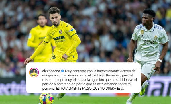 Alex Baena confirmó la agresión que sufrió por parte de Federico Valverde en su cuenta de Instagram.