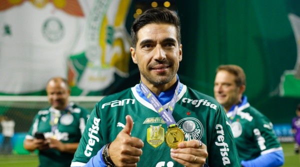 Abel Ferreira, ganador de ocho títulos con Palmeiras (Getty)