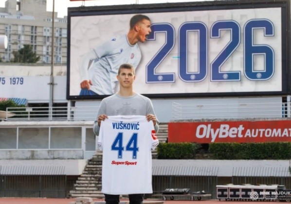 Vuskovic, el talento de 16 años. Foto: Fabrizio Romano.