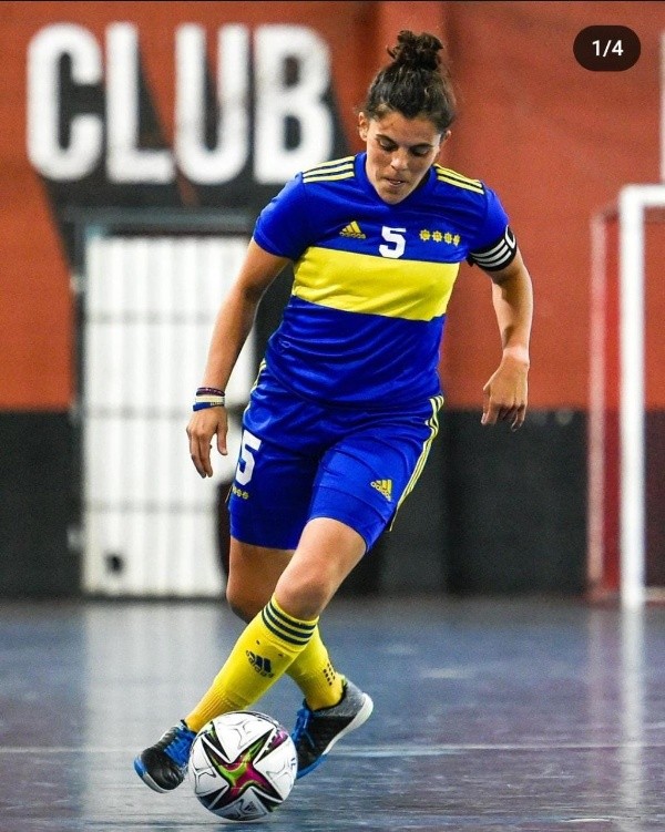 Quiñones seguía formando parte del equipo de futsal de Boca.