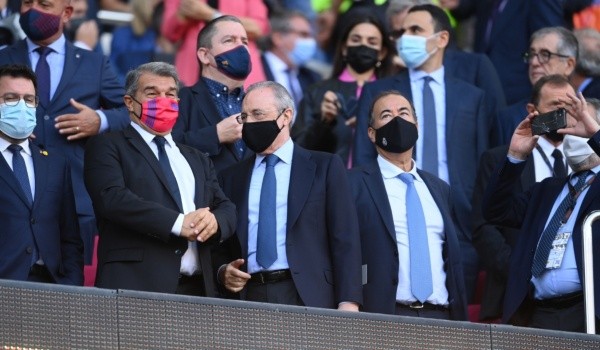 Joan Laporta y Florentino Pérez: Getty