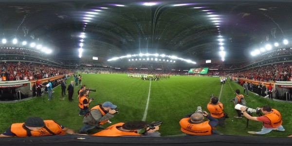 El Estadio Joaquim Américo Guimarães, el escenario en donde se disputará el Athletico Paranaense vs. Mineiro. Getty Images