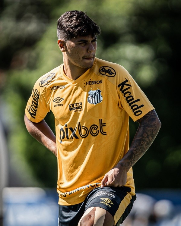 Foto: Raul Baretta/ Santos FC - Cadu deve deixar o Peixe