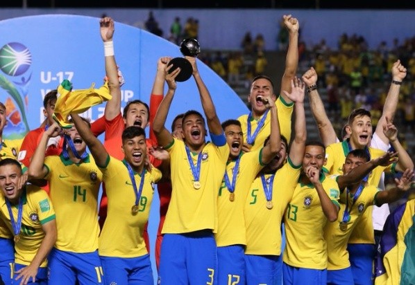 Brasil es el actual campeón mundial de la categoría Sub 17. @FIFAcom