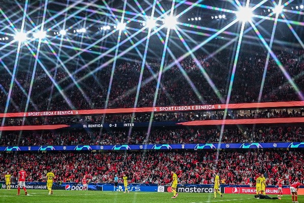 La ida de los Cuartos de Final de la Champions League en el Estadio Da Luz la ganó el Inter de Milán 2 a 0. Getty Images.
