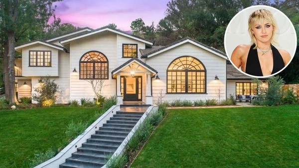 La hermosa mansión de Miley Cyrus en la exclusiva zona de Hidden Hills, California (The Realtor)