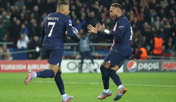 Kylian Mbappé y Neymar: Getty 