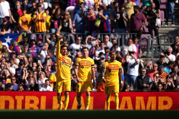 Barcelona venció 1 a 0 al Atlético de Madrid gracias al tanto de Ferrán Torres. Getty Images.