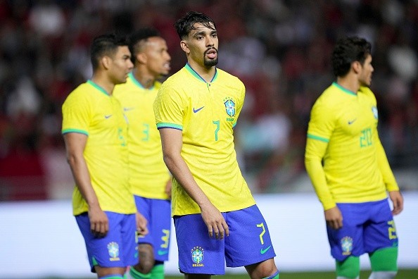 Brasil en duelo amistoso en 2023. Getty.