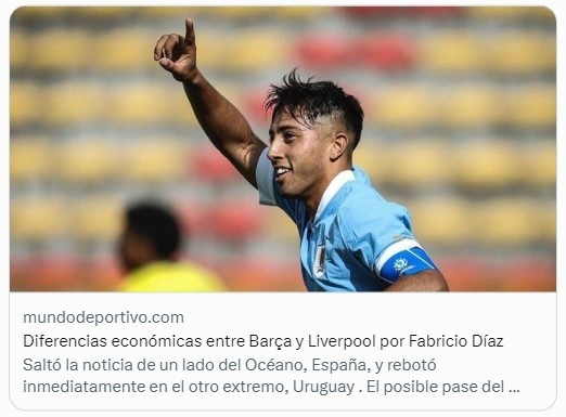 Información desde España.