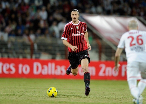 Primera etapa de Zlatan en Milan. Getty.