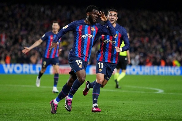 Kessie, figurón en clásico contra Real Madrid. Getty.