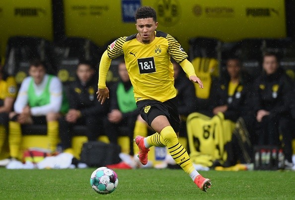 Sancho en Borussia Dortmund. Getty.