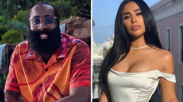 Harden en pareja con Olla, una sensación en las redes sociales (Getty Images)