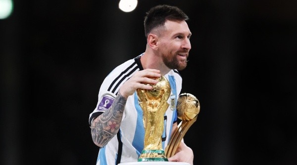 Lionel Messi, figura y campeón del mundo con Argentina (Getty)