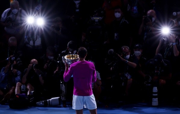 Nadal, ganador del Australian Open 2022 (Getty)
