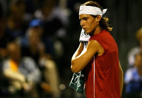 Rafael Nadal, en Miami 2004 (Getty)