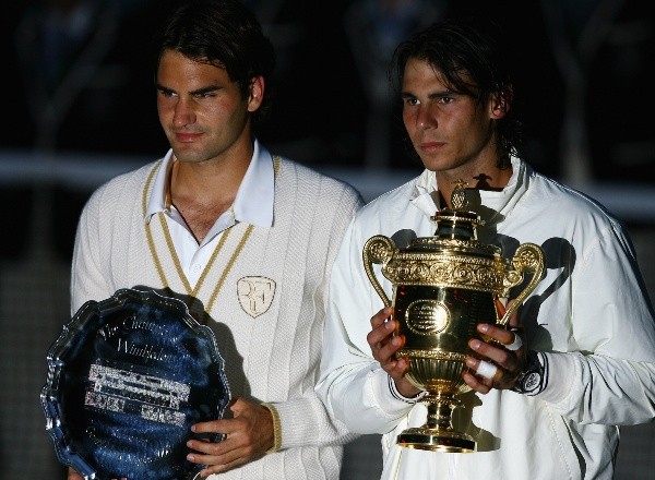 Wimblebon 2008, Federer y Nadal (Getty)