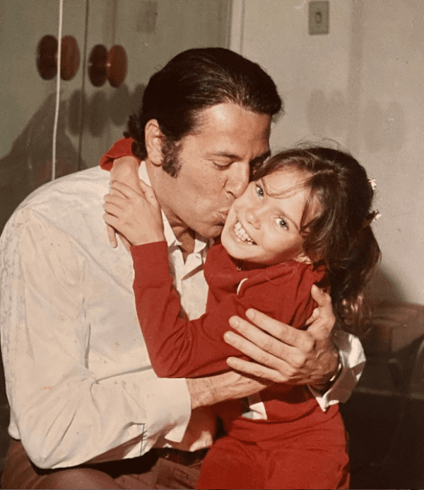 Silvio Santos e a filha, Cintia - Foto: Instagram @cintiaabrava