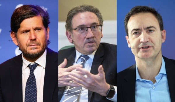 Mateu Alemany, Ferrán Reverter y Jaume Giró: Getty