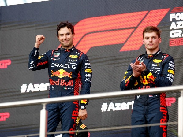 Max Verstappen se quiere tomar revancha con Sergio Pérez (Imago)