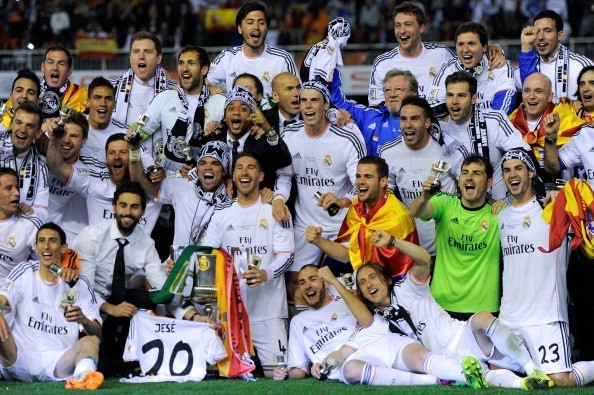 Último festejo de Real Madrid en Copa del Rey. Getty.