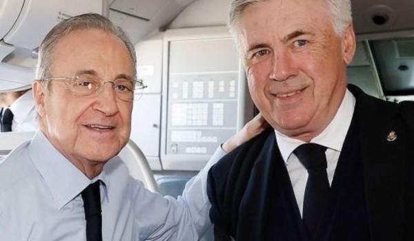 Florentino Pérez y Carlo Ancelotti: TW