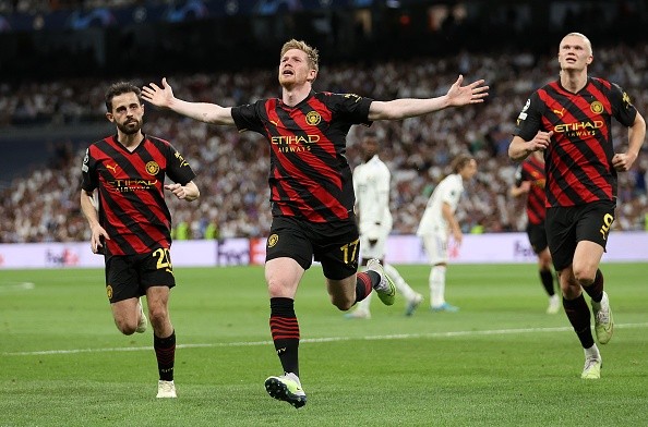 Kevin De Bruyne le arruinó la fiesta al Real Madrid | Getty Images