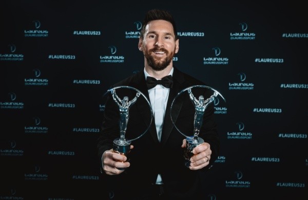 Lionel Messi en los Laureus World Sport Awards: Getty