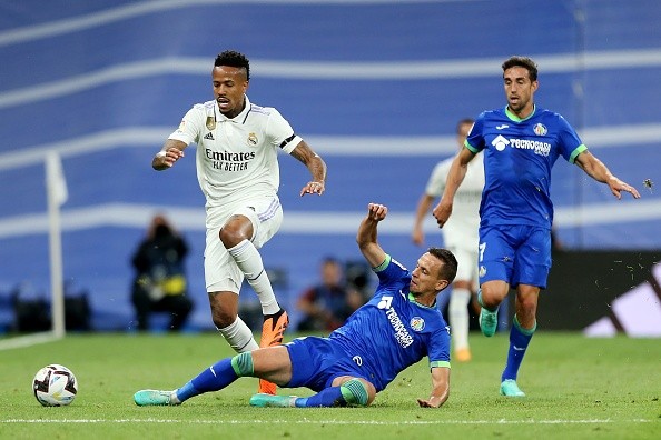 Acción de juego entre Real Madrid y Getafe. Getty.