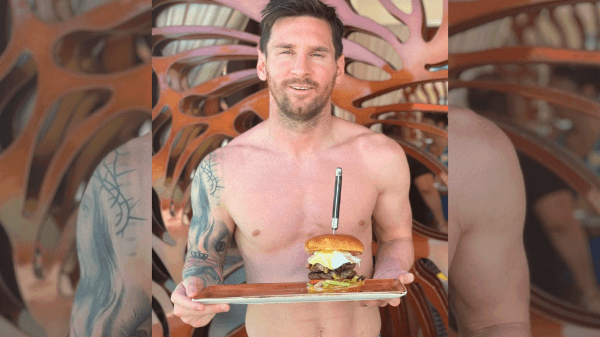 Son pocas las veces que Messi se da un gusto gastronómico (Instagram)