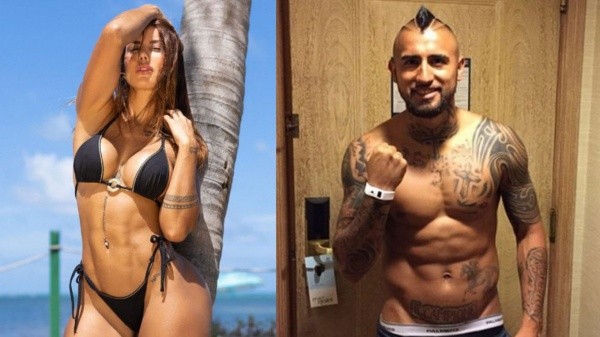 La modelo y el futbolista suelen mostrar sus cuerpos atléticos en las redes (Instagram)